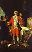 Francisco Jose de Goya Francisco de Goya the Count of Floridablanca and Goya. painting